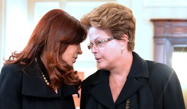 Cristina Fernández y Dilma Rousseff mantuvieron un breve encuentro en Roma. Foto: Casa Rosada