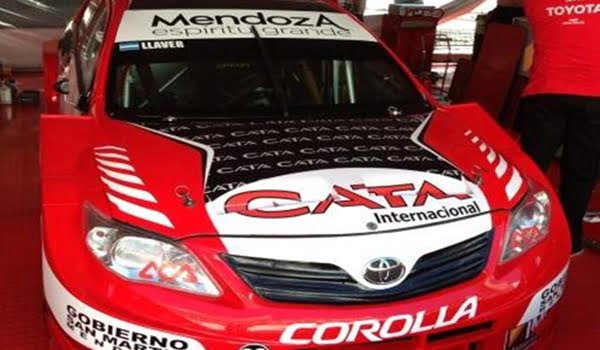 El Toyota número 20 del mendocino Bernardo Llaver. Foto: Twitter de Berni Llaver