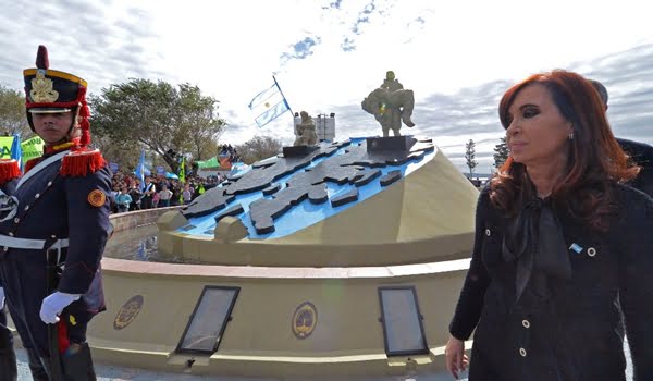 Cristina Fernández en Puerto Madryn. Foto: Presidencia