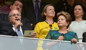 Blatter y Dilma inauguraron la Copa Confederaciones.