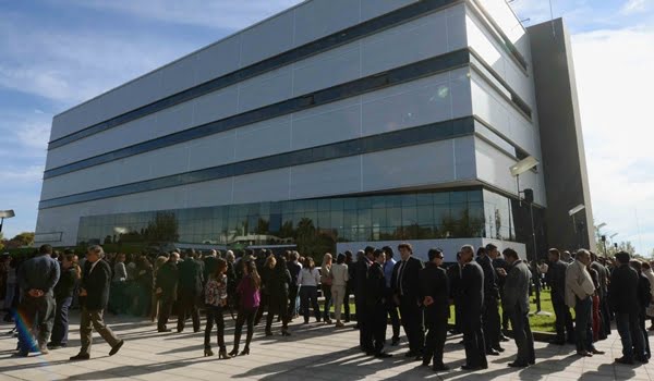 El edificio de la Justicia en el Este provincial presentó problemas de infraestructura a poco de inaugurado. Foto: Archivo - Prensa Gobierno de Mendoza