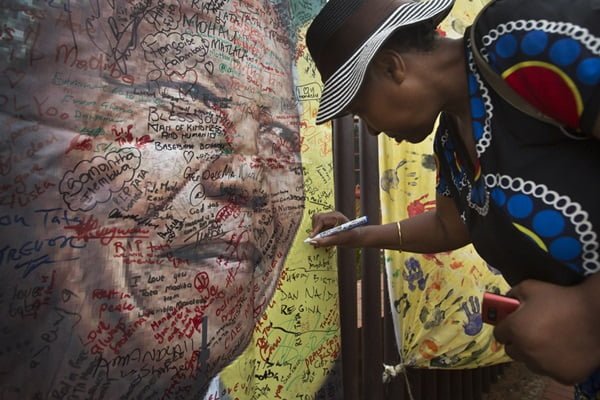 South Africa Mandela Mourning