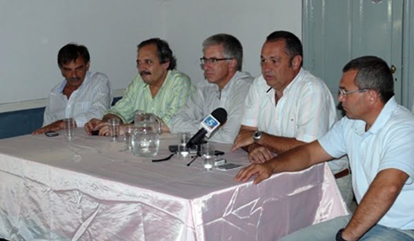 Ricardo Alfonsín ofreció una conferencia de prensa en Alvear. Foto: http://www.alvearya.com.ar/