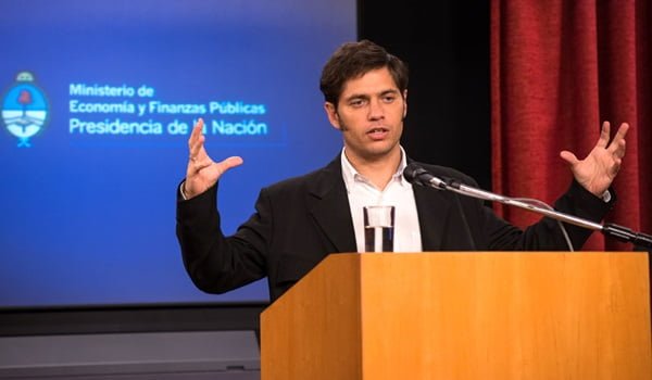 El ministro Kicillof encabezó la presentación de los datos del nuevo método de medición del IPC. Foto: Ministerio de Economía.