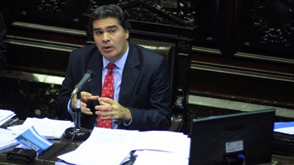 El jefe de Gabinete fue a brindar un informe de gestión a la Cámara de Diputados este jueves. 