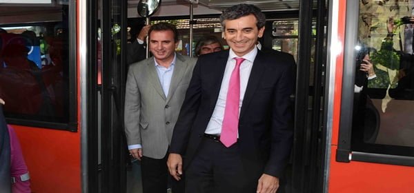 El ministro Florencio Randazzo vino a Mendoza este viernes. Foto: Prensa Gobierno de Mendoza.