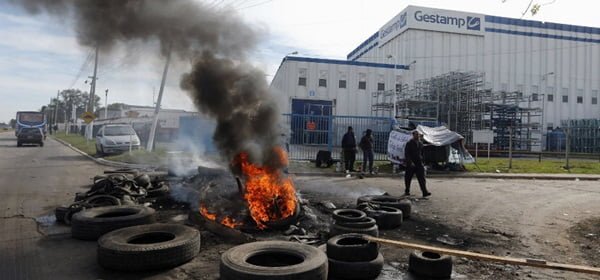 Un conflicto con los trabajadores de Gestamp frenó la industria automotriz nacional. Foto: La Nación