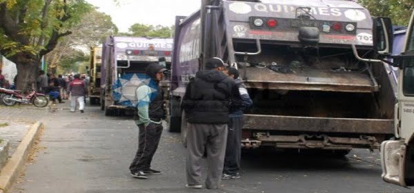 Quilmes pasó cinco días sin recolección de residuos. Foto: Diario El Sol de Quilmes