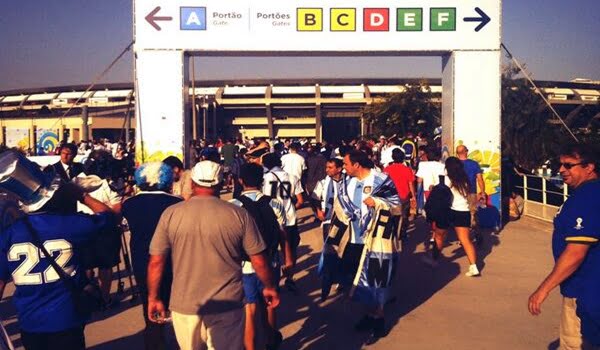 Los argentinos coparon Río de Janeiro para ver a la Selección en el Maracaná. Foto: Twitter @Jerebeam