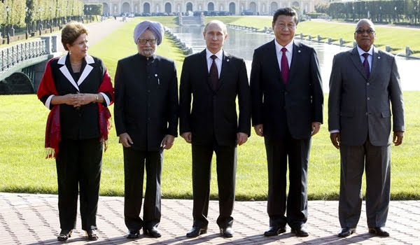 Los presidentes de los países que integran el bloque BRICS. Foto: Télam