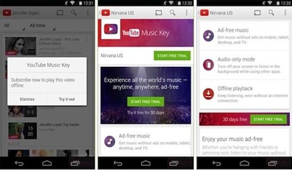 YouTube Music Key