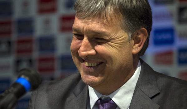 Gerardo Martino en su presentación como seleccionador nacional. Foto: Cancha Llena