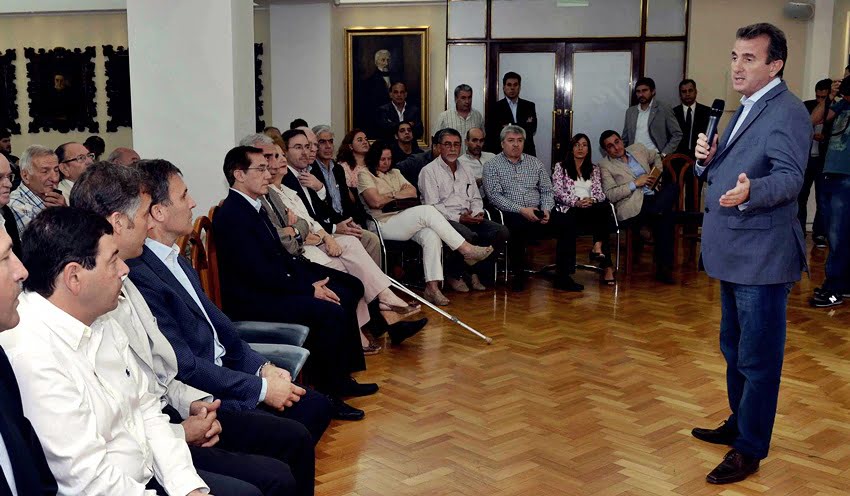 Pérez encabezó un acto con anuncios para el sector vitivinícola. Foto: Prensa Gobierno de Mendoza