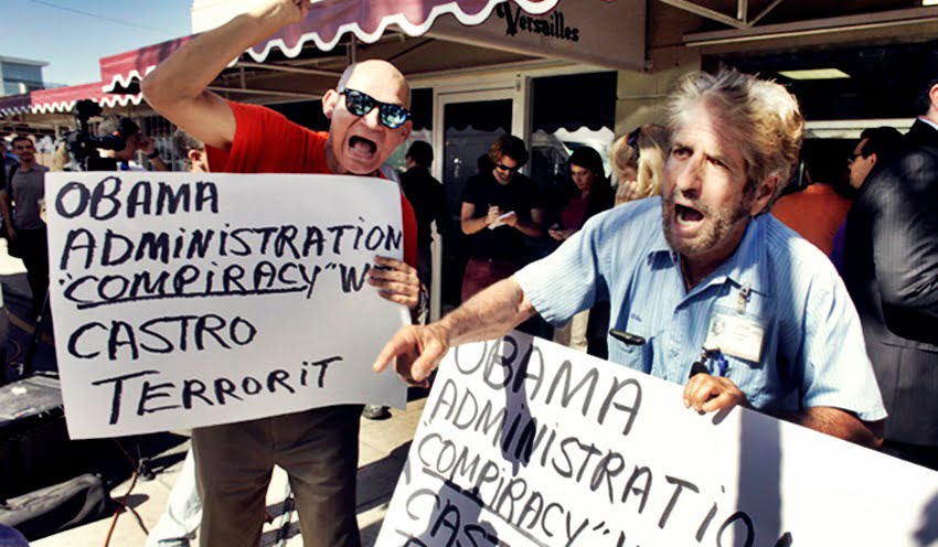 Los republicanos  sacaron a relucir el anticastrismo abonado durante más de medio siglo, desde que Cuba dejó de ser el patio de diversión de los ricos de Estados Unidos.