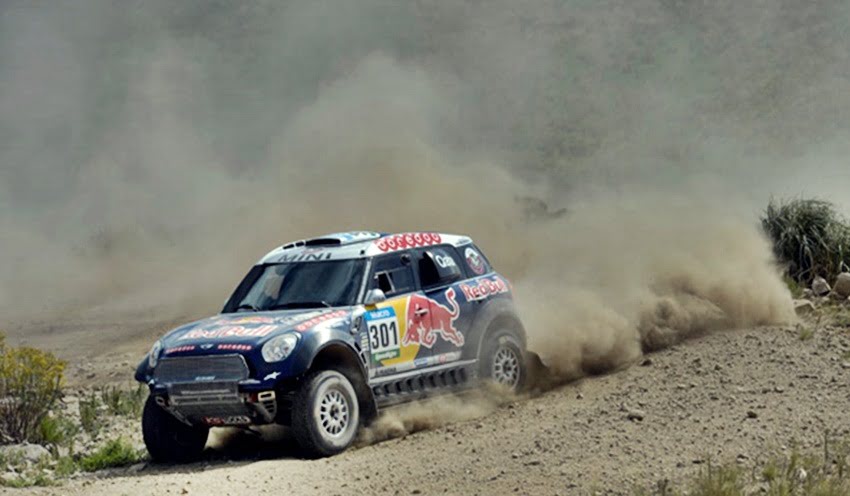 Nasser Al-Attiyah, con un Mini, dominó la segunda etapa entre Córdoba y San Juan.