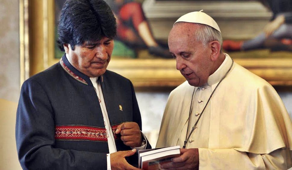 Evo Morales ha dicho que en 2015, el papa Francisco visitará Bolivia. Foto: Archivo