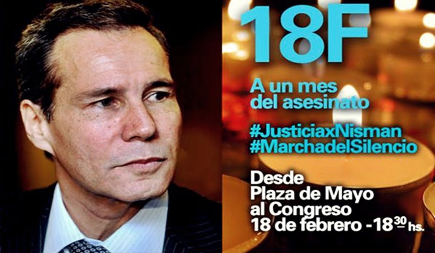 Los jueces y fiscales convocaron a una marcha para pedir justicia por Nisman, aunque la República ha dejado a su criterio y habilidad para usar los recursos disponibles la resolución judicial de los casos criminales.