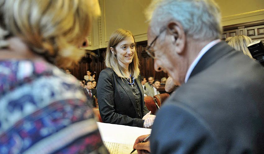 La diputada nacional Anabel Fernández Sagasti ha cobrado gran protagonismo al ser designada presidenta de la Comisión de Juicio Político. Foto: Télam