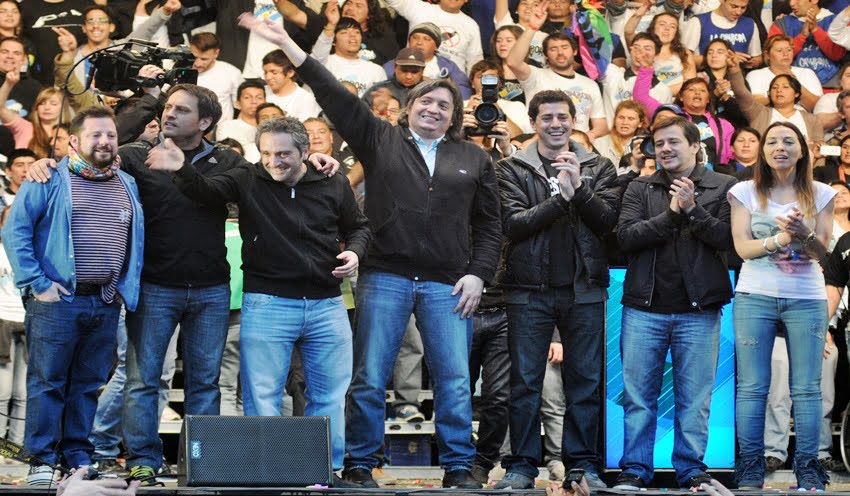 zzzznacp2 NOTICIAS ARGENTINAS BAIRES, SEPTIEMBRE 13: Maximo Kirchner durante el acto organizado por La Campora en Argentinos Junios. Foto NA: Marcos Adandia zzzz