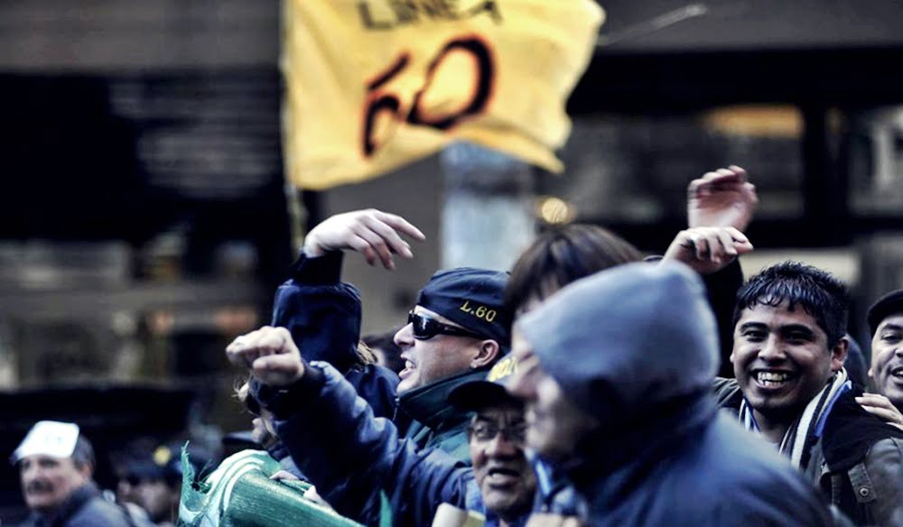 Los choferes de la línea 60 del área metropolitana de Buenos Aires están en plan de lucha contra el despido de compañeros. Foto:  Télam