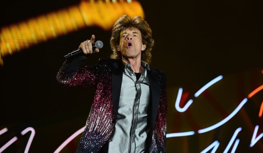 The English rock band Rolling Stones kick off their "America Latina Ole 2016" tour at the National Stadium in Santiago, on February 3, 2016. AFP PHOTO/MARTIN BERNETTI