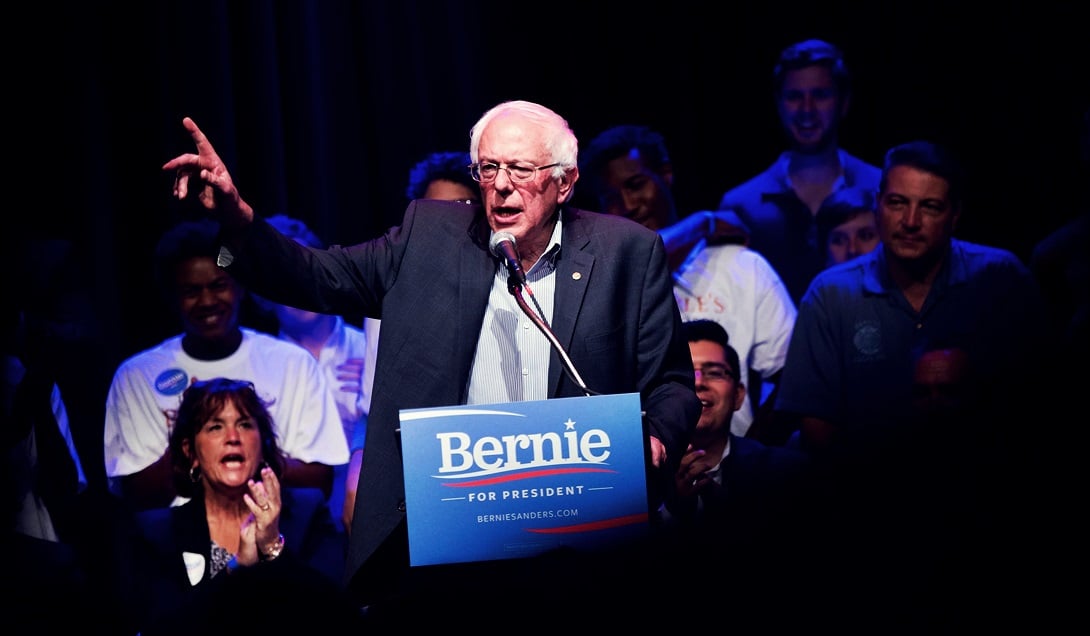 Democratic Presidential Candidate Sen. Bernie Sanders (I-VT) Campaigns In Chicago