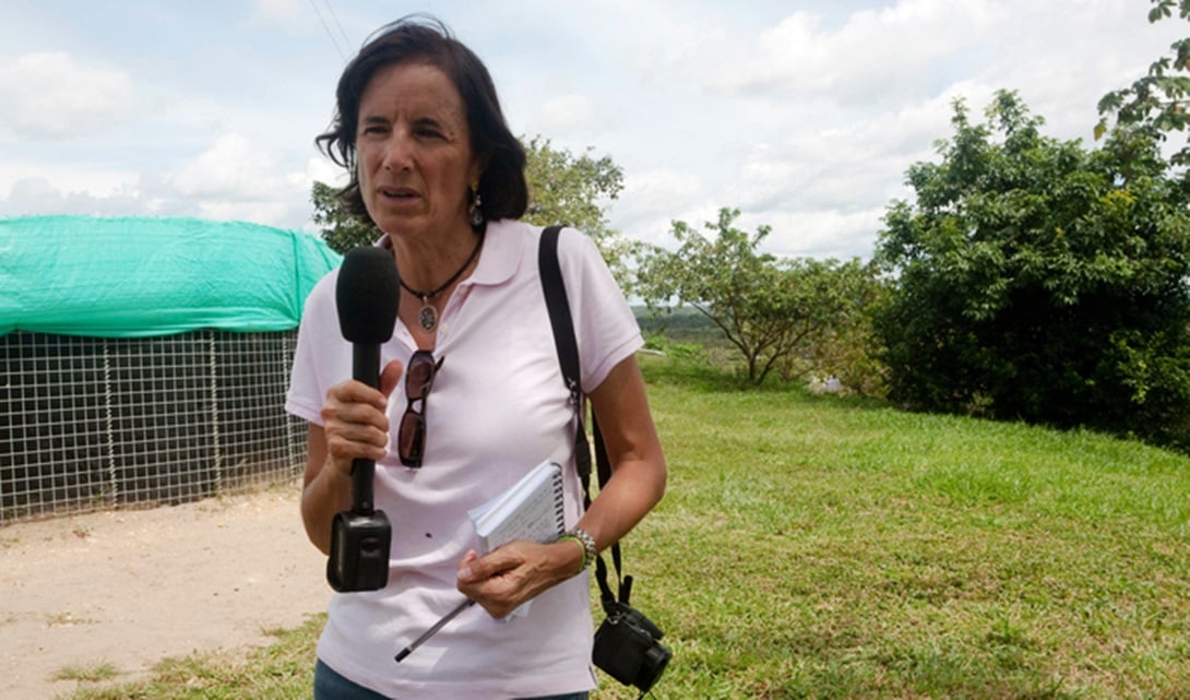 La periodista española Salud Hernández-Mora fue secuestrada en el Norte de Colombia. 