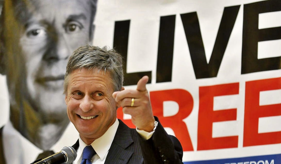 Gary Johnson, ex gobernador de Nuevo México. 