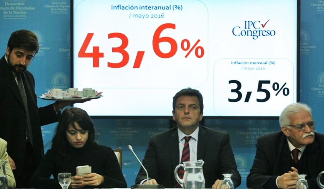 Massa hace oposición con el IPC Congreso que sirvió a la campaña del macrismo contra el kirchnerismo.