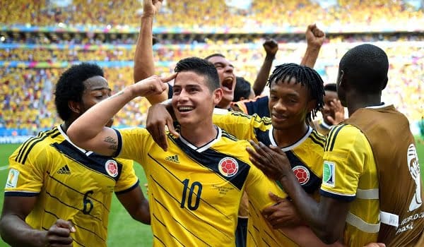 El primer tanto de James Rodríguez a Uruguay fue elegido el mejor gol del Mundial en la web de la FIFA