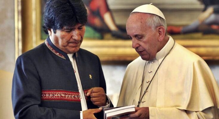 Evo Morales reveló que el Papa pidió información sobre el conflicto limítrofe de Bolivia y Chile
