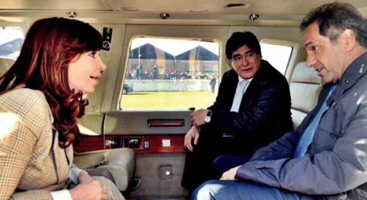 Cristina posó con Scioli y Zannini en Rosario por primera vez desde que se anunció la fórmula presidencial del oficialismo