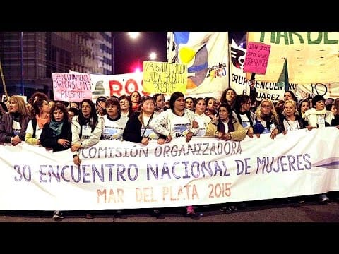 El multitudinario 30º Encuentro de Mujeres desarrollado en Mar del Plata convocó a un segundo #NiUnaMenos