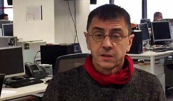 Juan Carlos Monedero: "Si te meten el miedo, te han vencido"