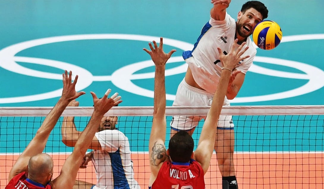 El equipo argentino de voley dio un batacazo contra Rusia, el campeón olímpico.