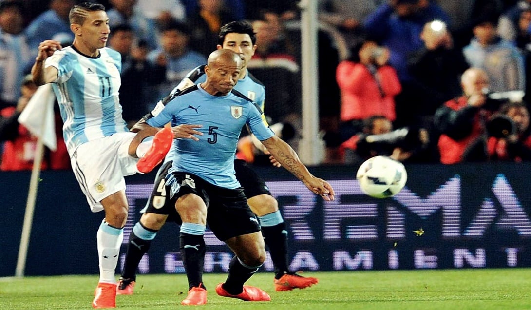 Argentina disputó contra Uruguay la séptima fecha de las Eliminatorias en el estadio Malvinas, de Mendoza. Foto: Twitter @Argentina