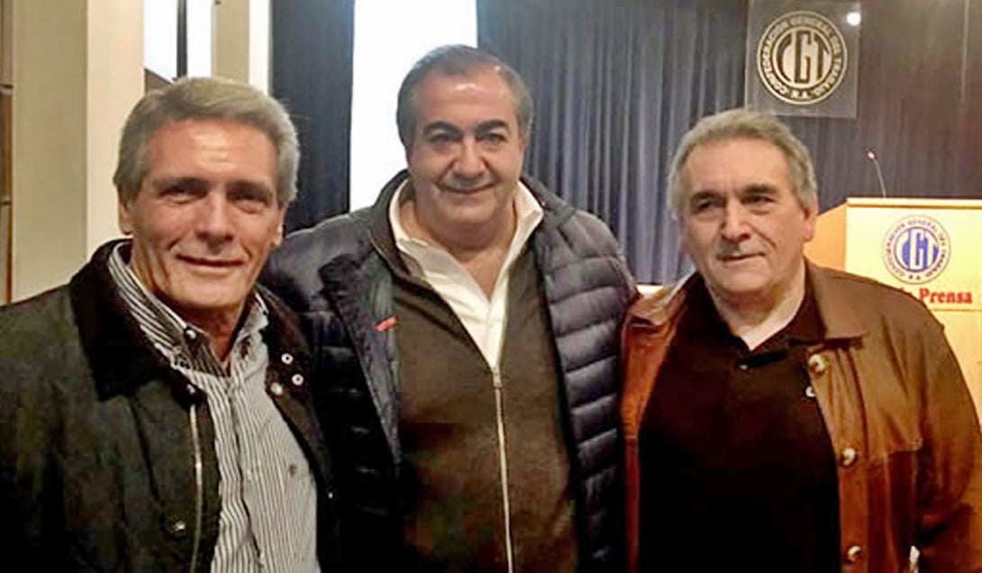 Acuña, Daer y Shmid, la conducción de la CGT única.