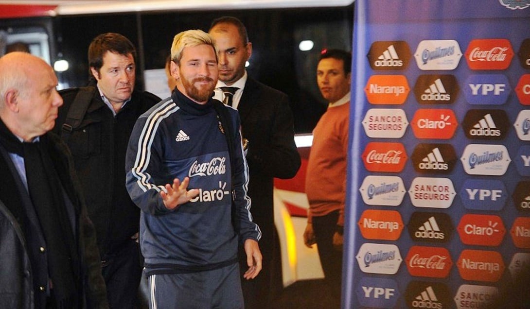 Lionel Messi llegó con la Selección a Mendoza después de arrepentirse de su renuncia esgrimida tras la Copa América.