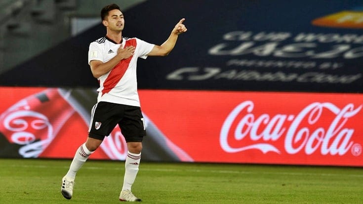 El Pity Martínez se va con su locura a Estados Unidos: se despidió de River con un golazo en Abu Dabi