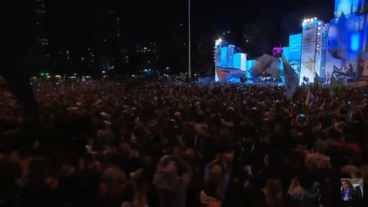 Multitudinario cierre de campaña del Frente de Todos en Rosario