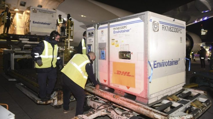 Llegaron 2.148.600 vacunas de AstraZeneca a Argentina