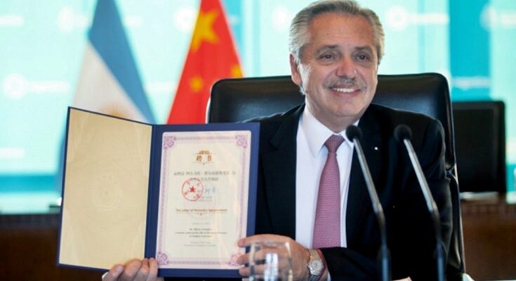 Fernández exaltó la incentivación china a la desdolarización del comercio internacional