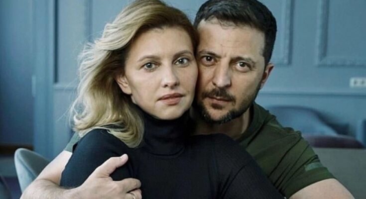 El presidente de Ucrania y su esposa protagonizaron una sesión de fotos para la revista de moda Vogue