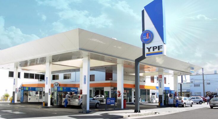 YPF aumentó el precio de sus combustibles 3,8% en promedio