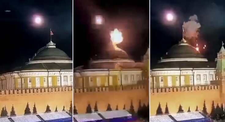 Rusia acusó a Ucrania de intentar asesinar a Putin con un ataque de drones a su residencia