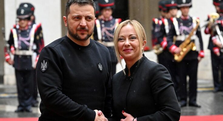 Zelenski se reúne en Roma con el Papa y Meloni: «Es una visita importante para la victoria»