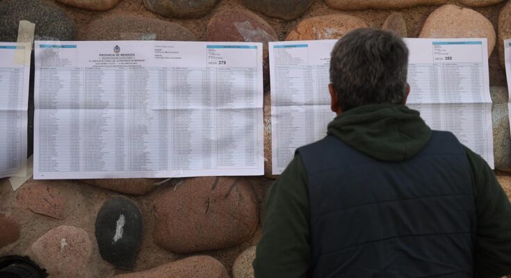 PASO en Mendoza: los cinco frentes que se presentaron pasan a las generales