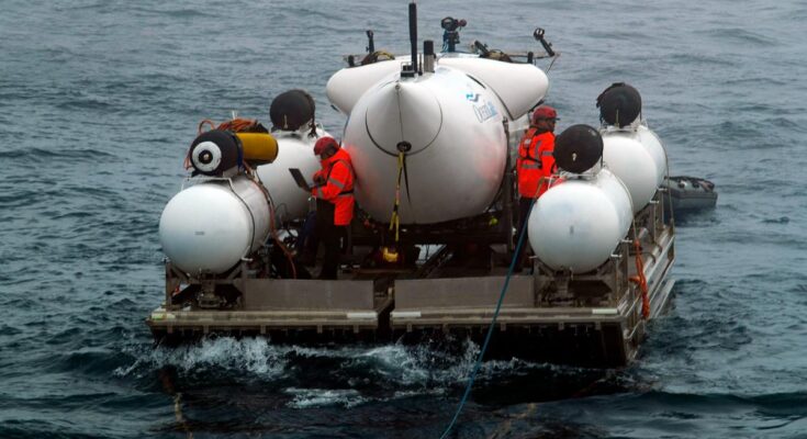 Búsqueda contrarreloj del submarino desaparecido cuando exploraba los restos del Titanic