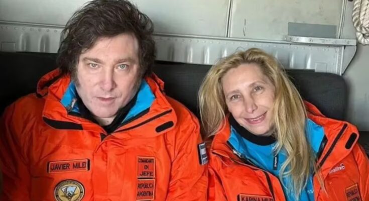 Los Milei viajaron a la Antártida para visitar Marambio y Esperanza