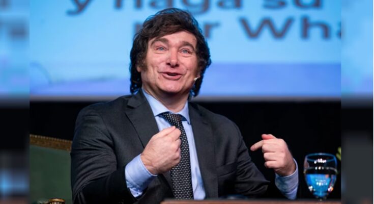 Milei festejó la proscripción de Cristina en redes sociales